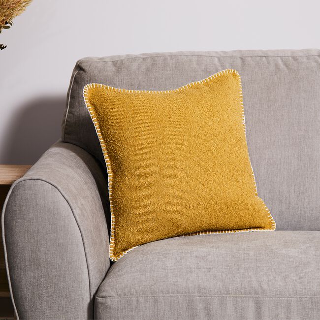 BOUCLE OCHRE 45x45 Cushion