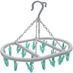 JVL 20 Peg Oval Folding Hanging Dryer