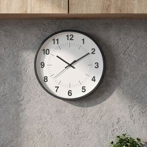 Anna White Clock 30.5cm 