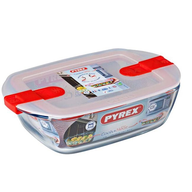 Pyrex® Cook & Heat Rectangular Dish With Lid 
