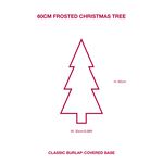 60cm Frosted Christmas Tree