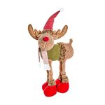 Christmas Reindeer with Hat and Scarf