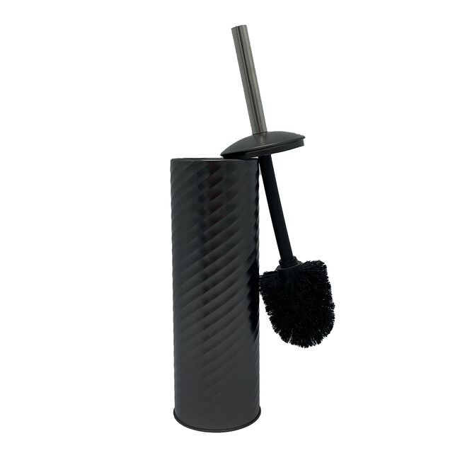 Spiral Embossed Toilet Brush - Charcoal