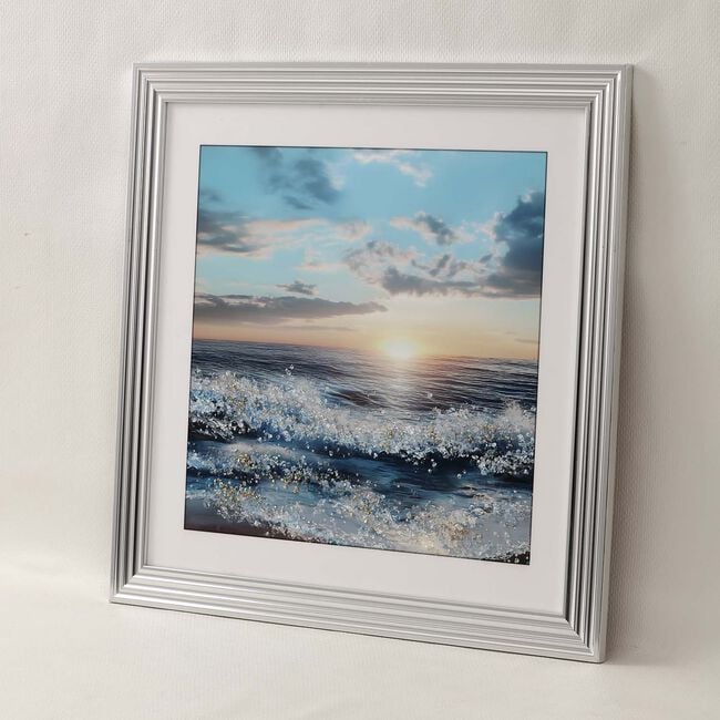 Sunset Jewelled Wall Art 60cm x 60cm