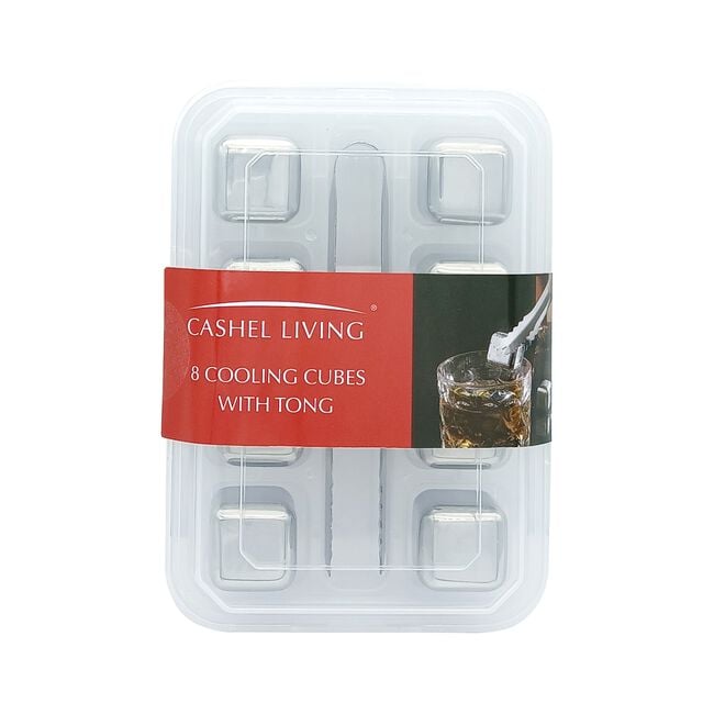 Cashel Living 8 Piece Ice Cubes with Tong