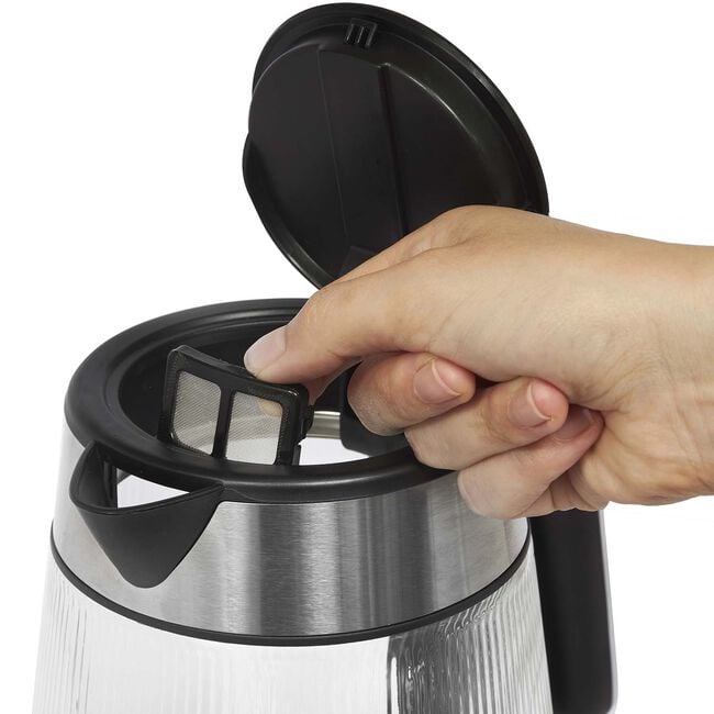 Haden Ribbed Glass Kettle