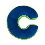 LETTER C Cushion Blue/Green