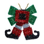 Christmas Tinsel Bows 3 Pack
