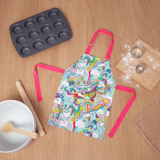 Groovy Unicorn Kids Apron