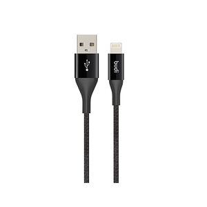 Budi Black Lightening 1.2m Charging Cable