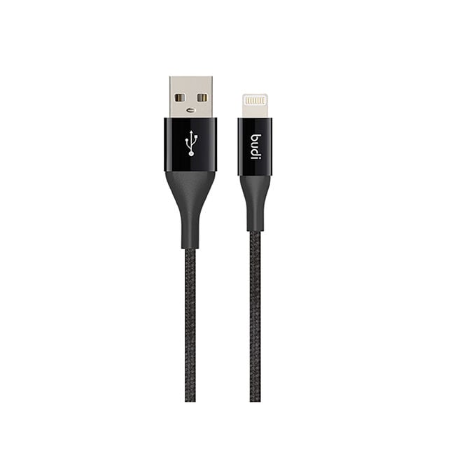 Budi Black Lightening 1.2m Charging Cable