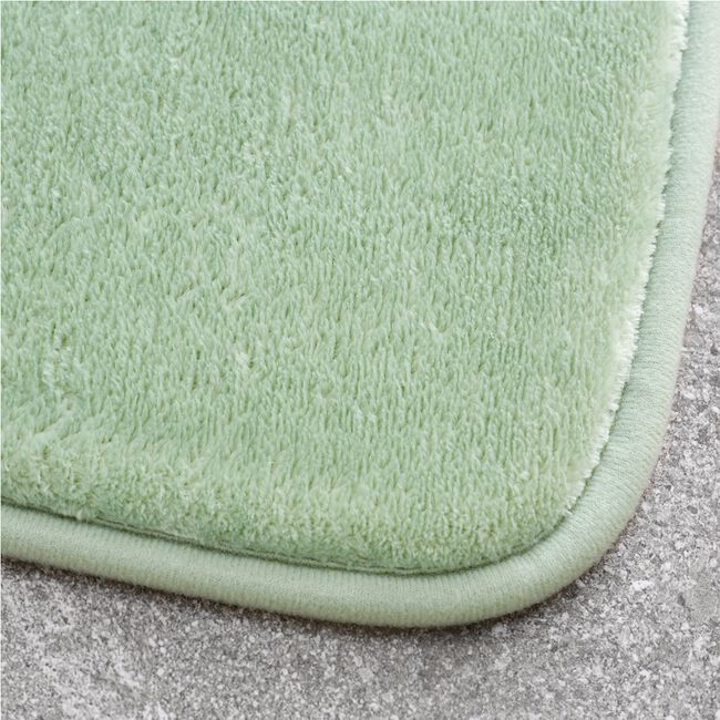 ANTI-BACTERIAL MEMORY FOAM SAGE Bath Mat
