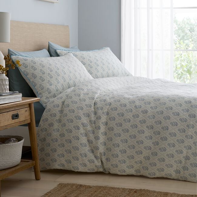 DOUBLE DUVET COVER Dreams & Drapes Block Floral