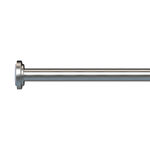 Extendable Tension Rod BR Nickel 120-210cm