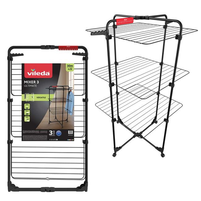 Vileda Mixer 3 Ultimate Tower Airer - 30m