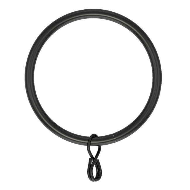 Metal Rings Matte Black 35mm 10pk