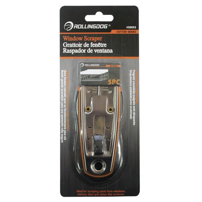 Rolling Dog Window Scraper