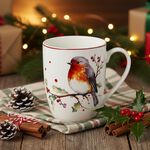 Love Christmas Robin Mug