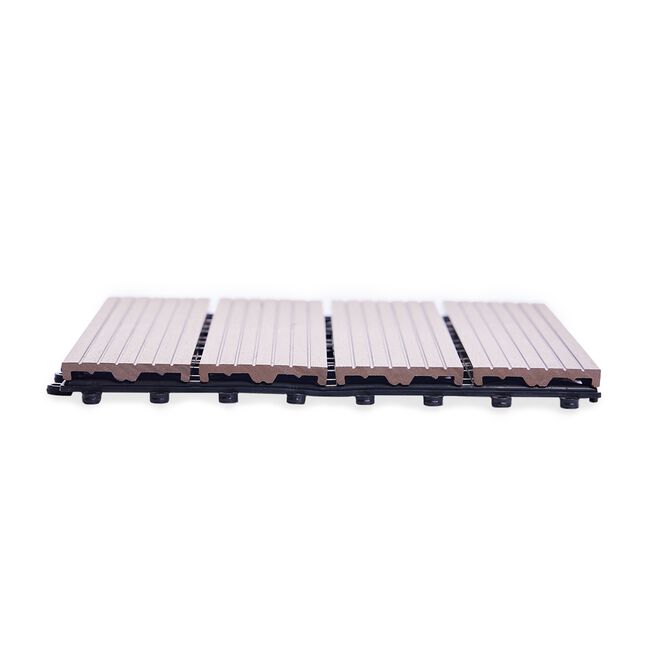 4 PACK DARK BROWN Deck Tile