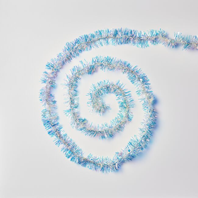 1.8m Light Up Tinsel Glitter With Timer Function