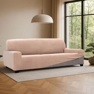 REGAL MILLS EASYSTRETCH CREAMA NATURAL  3  Seater Sofa Cover