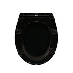 Black Soft Close Toilet Seat