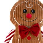 Gingerbread Love Shaped Christmas Cushion