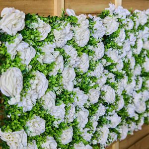 White Rose Wall Panel - Set Of 2