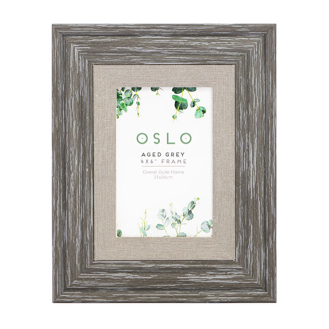 8x10 OSLO AGED GREY Frame 