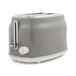 SALTER RETRO GREY CURVED BODY 2 Slice Toaster