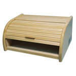 Apollo Rubberwood Bread Bin Roll Top