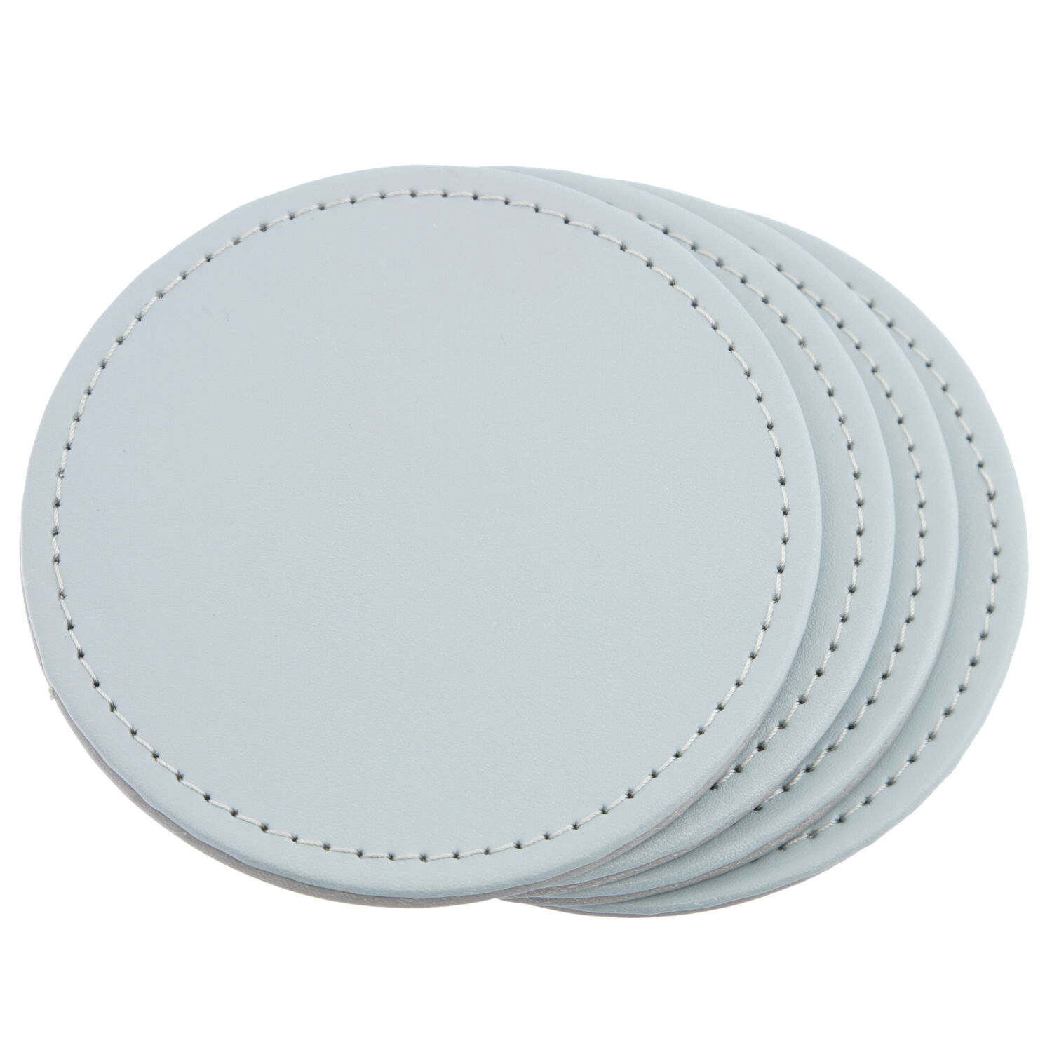 Reversible Round Coasters Duck Egg & Grey Home Store + More