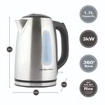 Hamilton Beach 1.7L Stainless Steel Kettle