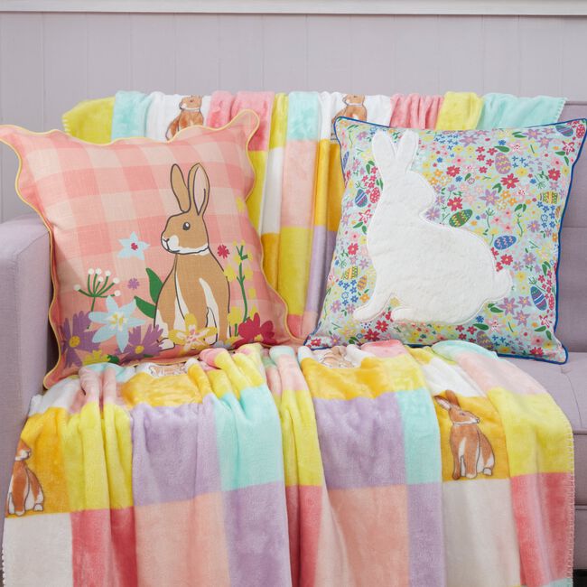 Blossom Lane Easter Wreath Cushion 45cm x 45cm