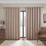 BLACKOUT & THERMAL RUSTIC PUTTY 66x54 Curtain