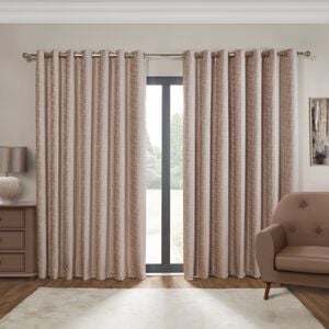 BLACKOUT & THERMAL RUSTIC PUTTY 66x54 Curtain