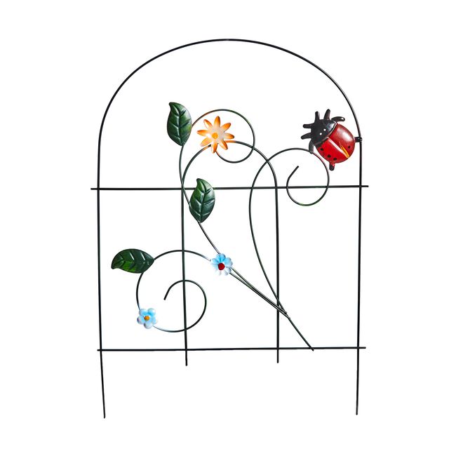 Novelty Ladybird Garden Picket Fence