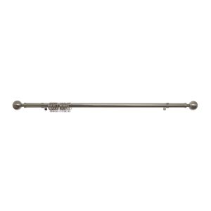 16/19mm Double Extendable Telescopic Black Curtain Pole 2.2m 3m Cage Rope Ball