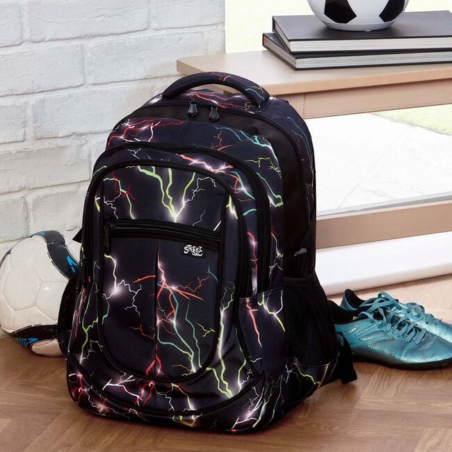 Streetsac Neon Lightning School Bag