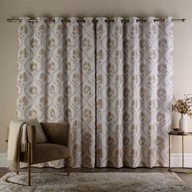 Camille Cream 66x54 Curtain
