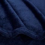 NICOLE DAY FLEECE Navy 150x180cm Throw            