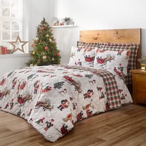 Christmas Scene Bedspread 200cm x 220cm