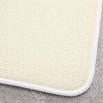 ANTI-BACTERIAL MEMORY FOAM WHITE Bath Mat