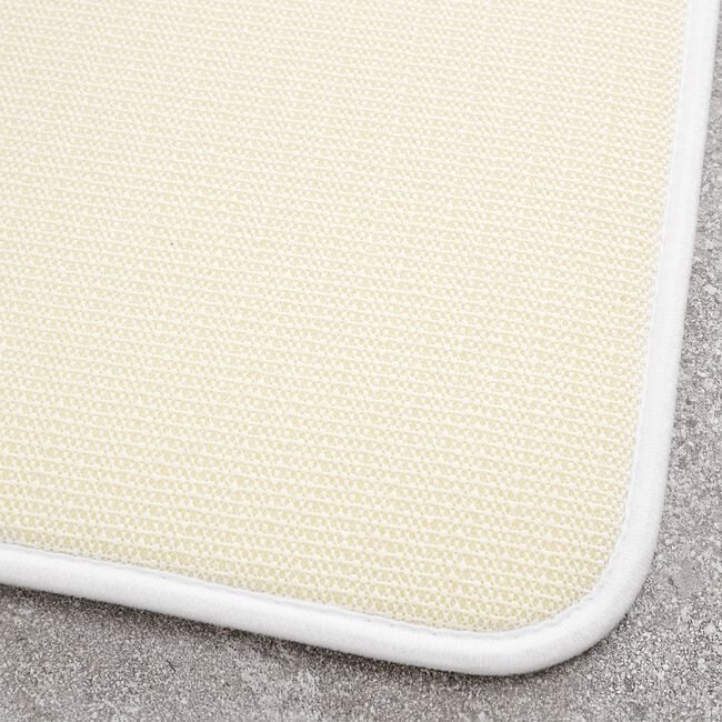 ANTI-BACTERIAL MEMORY FOAM WHITE Bath Mat