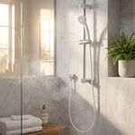 DE VIELLE 1 FUNCTION White Shower Set 