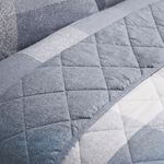 Brushed Cotton Simon Bedspread 200 x 220cm - Blue