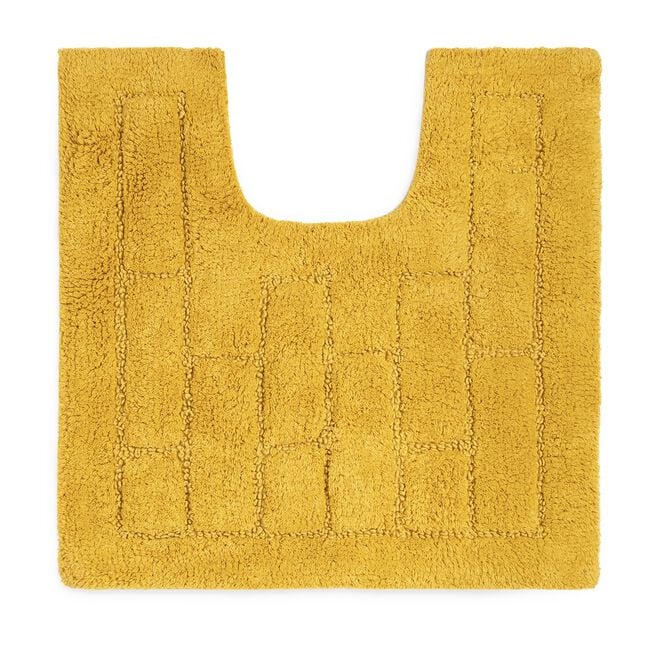 COTTON BRICK OCHRE 50x50 Pedestal Mat