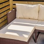 Versa Rattan Corner Sofa Set