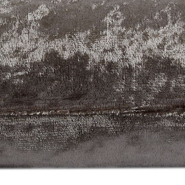 Velvet Crush Cushion Cover 2 Pk 45x45cm - Charcoal