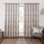 BLACKOUT & THERMAL LEAF NATURAL  66x54 Curtain
